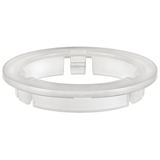 BLACKDECKER BCRTA601WAPB photography of clear plastic ring accessory, front angle on white background.
